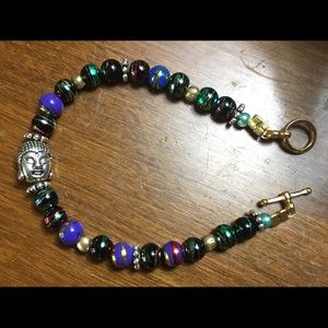 Buddha Beaded Bracelet, Handmade